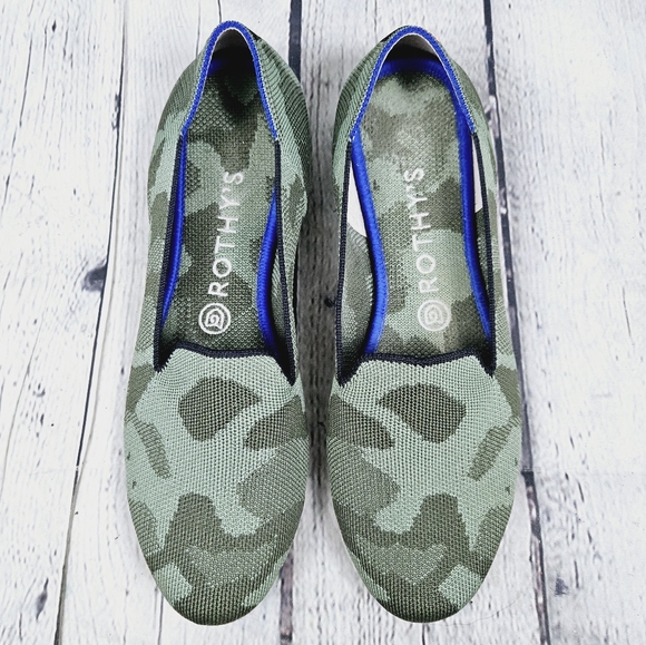 Rothys dark camo loafer discount